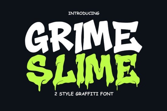 Grime Slime Font